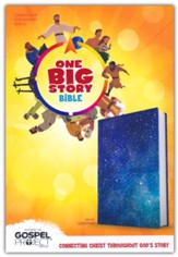 CSB One Big Story Bible--soft leather-look, galaxy