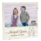 Personalized, Wooden Photo Frame, Baby, White