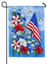 Patriotic Garden Garden Flag