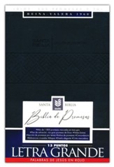RVR60 Biblia de promesas - Letra Grande- Edición negra imitación piel - Slightly Imperfect