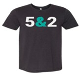 5 & 2, Feeding the 5000, Shirt, Black, Youth Medium