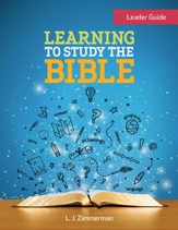 Learning to Study the Bible,  Leader Guide for Tweens, eBook