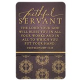 Faithful Servant Pocket card