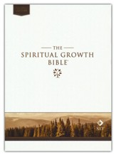 NLT Spiritual Growth Bible--full grain leather, black