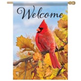 Fall Cardinal Flag, Large