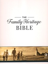 NLT Family Heritage Bible--hardcover (indexed), brown - Imperfectly Imprinted Bibles
