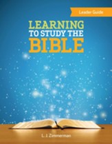 Learning to Study the Bible, Leader Guide for Adults, eBook