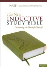 The NASB New Inductive Study Bible, Milano Softone, Green