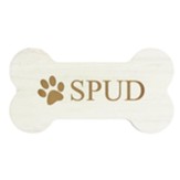 Personalized, Dog Bone Shape Sign, with Name