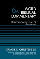 Deuteronomy 1-21:9, Volume 6A: Second Edition - eBook