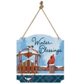 Winter Blessings Metal Wall Decor