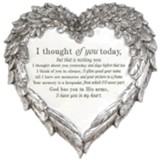 I Thought of You Today Stepping Stone Wall Plaque