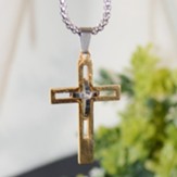 Cross Necklace Gold and Silver