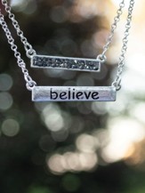 Believe Necklace and Earring Set