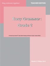 Easy Grammar Grade 2 Teacher's  Edition