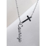 Courage, Cross Necklace