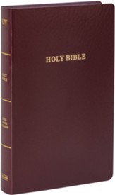 KJV Gift and Award Bible--imitation leather, burgundy