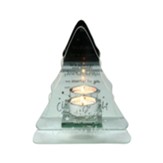 Christmas Night Mirrored Glass Candle
