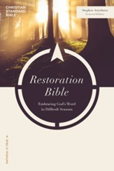 CSB Restoration Bible: Embracing God's Word in Difficult Seasons - eBook