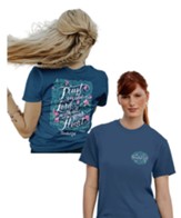 Trust in the Lord With All Your Heart Shirt, Indigo Blue, Large