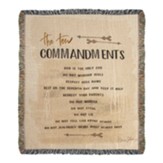 The Ten Commandments, Tapestry Throw, Brown
