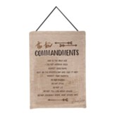 The Ten Commandments, Tapestry Bannerette, Brown