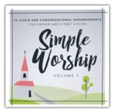 Simple Worship: 2-Part Choral Collection (Volume 1), Listening CD