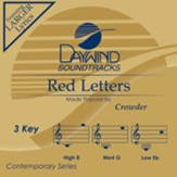 Red Letters, Accompaniment Track