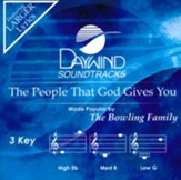 The People that God Gives You, Accompaniment Track