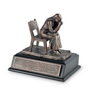 Praying Woman Sculpture, Small