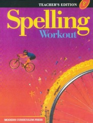 Spelling Workout 2001/2002 Level F Teacher Edition