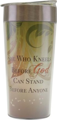 She Who Kneels Travel Mug