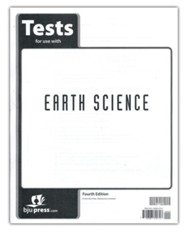 BJU Press Earth Science Grade 8 Test Pack (Fourth Edition)