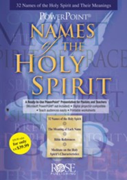 Names of the Holy Spirit: PowerPoint CD-ROM