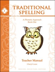 Traditional Spelling Book 1 Teacher Guide