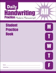 Daily Handwriting Practice: Modern Manuscript  Student Workbook