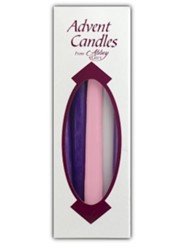 Advent Candles / Set of 5 / .75 x 10