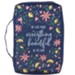 Everything Beautiful Bible Cover, Navy, Medium