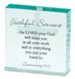 Faithful Servant--Glass Block Deuteronomy 15:10