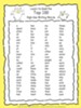 Sitton 100 Word Chart 5-Pack (Homeschool Edition)