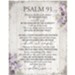 Psalm 91 Wooden Plaque
