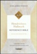 Hendrickson Hallmark Reference Bible, KJV, Large Print, Deluxe Hand Bound, Top Grain Goatskin Leather, Black