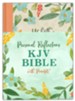 KJV Personal Reflections Bible with Prompts--paper over boards, peach floral