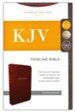 KJV, Thinline Bible, Standard Print, Imitation Leather, Burgundy, Red Letter Edition