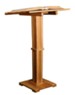 Standing Lectern, Hardwood Maple with Pecan Finish