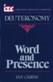 Deuteronomy: Word and Presence - eBook