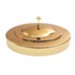 Stainless Steel Communion Tray Cover, Brass Finish
