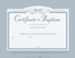 Certificate of Baptism, Pack of 6