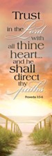 Trust in the Lord (Proverbs 3:5-6, KJV) Bookmarks, 25