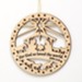 John 3:16 Laser Cut Wooden Ornament